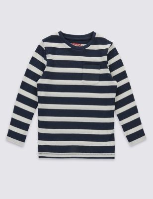 Cotton Rich Striped T-Shirt &#40;3 Months - 5 Years&#41;